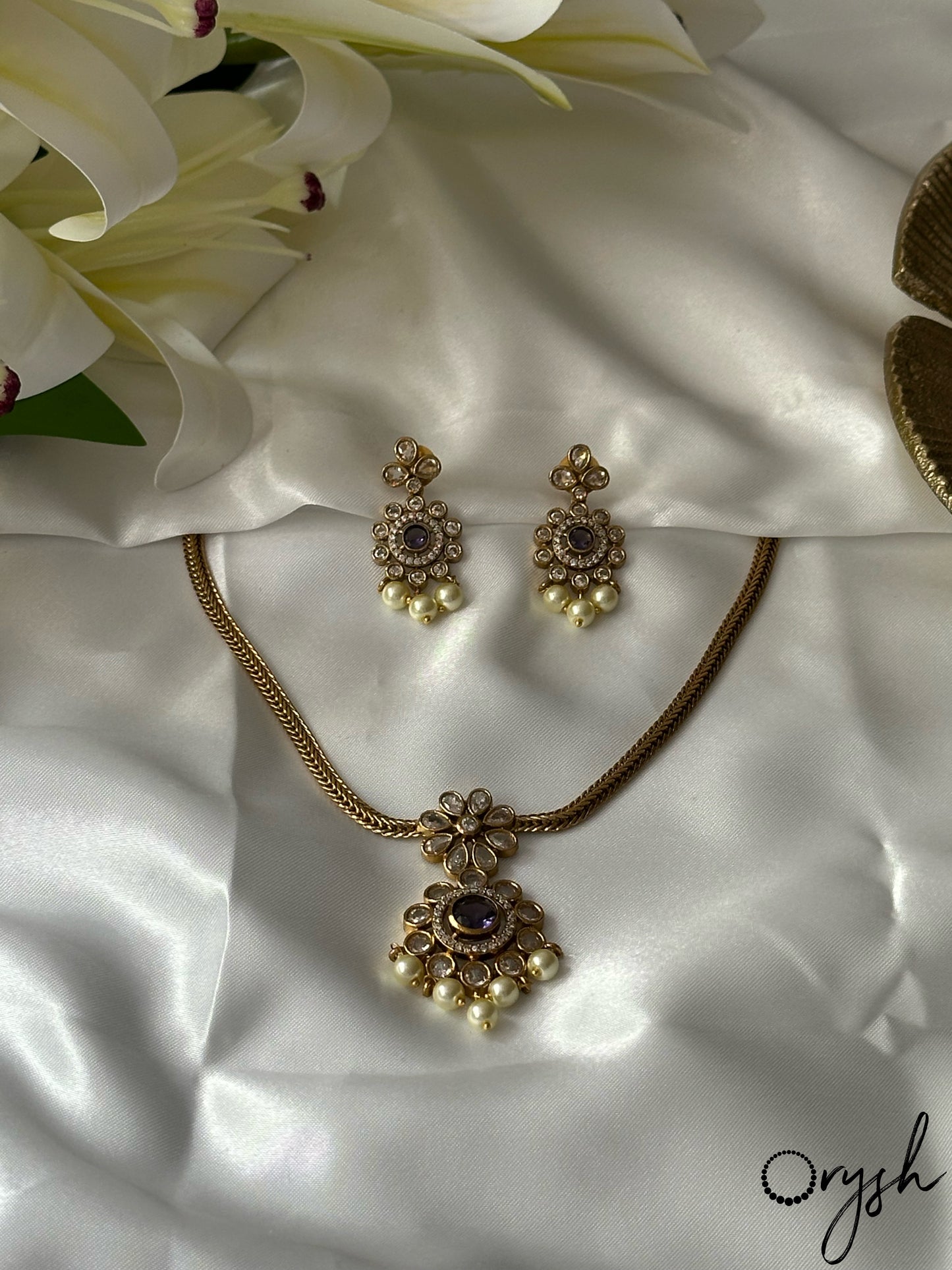 Pearl Beads Necklace- 146