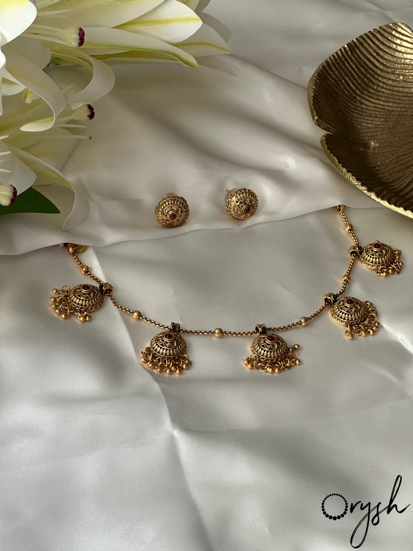 Five Charm Necklace- 145