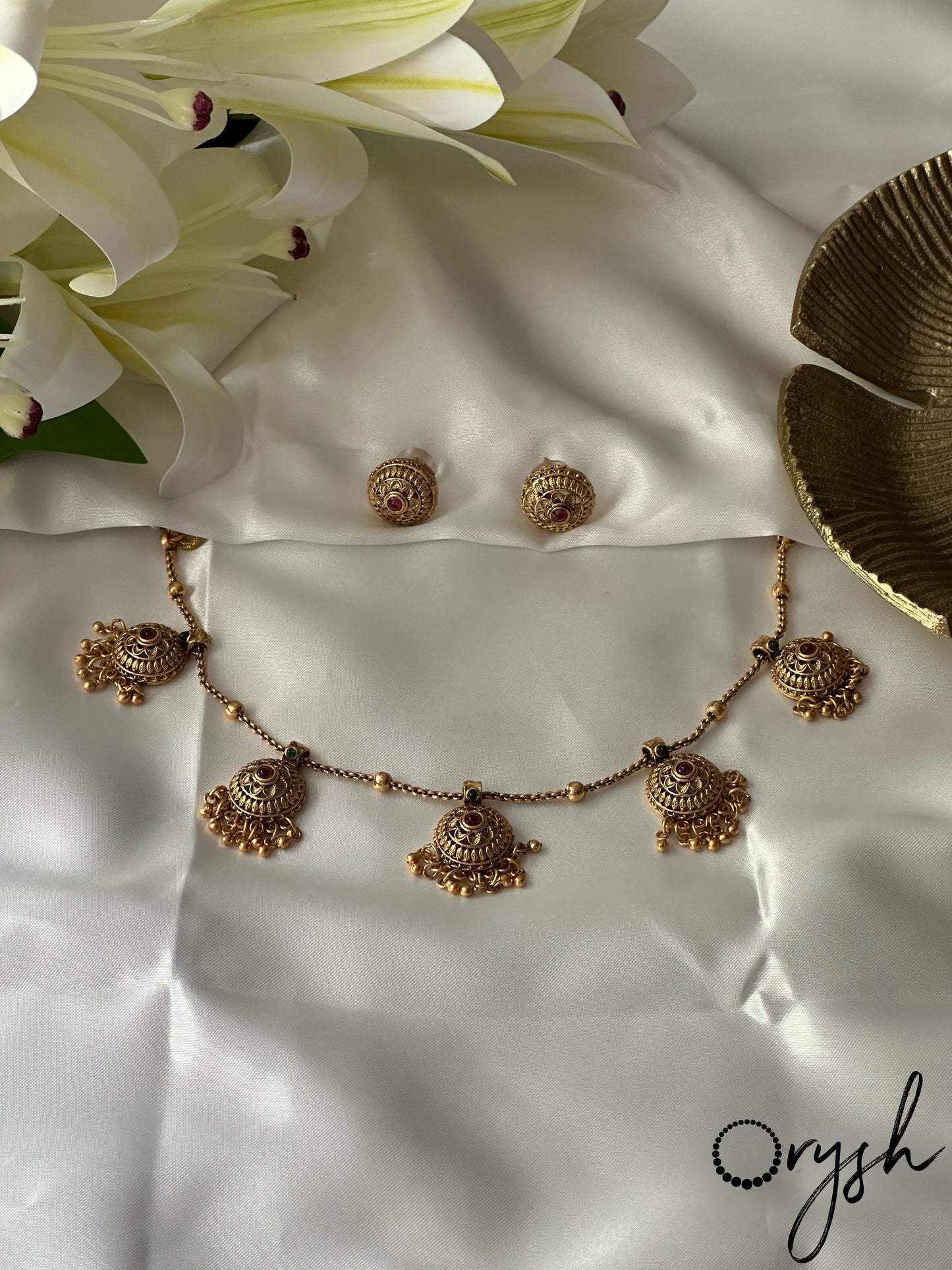 Five Charm Necklace- 145