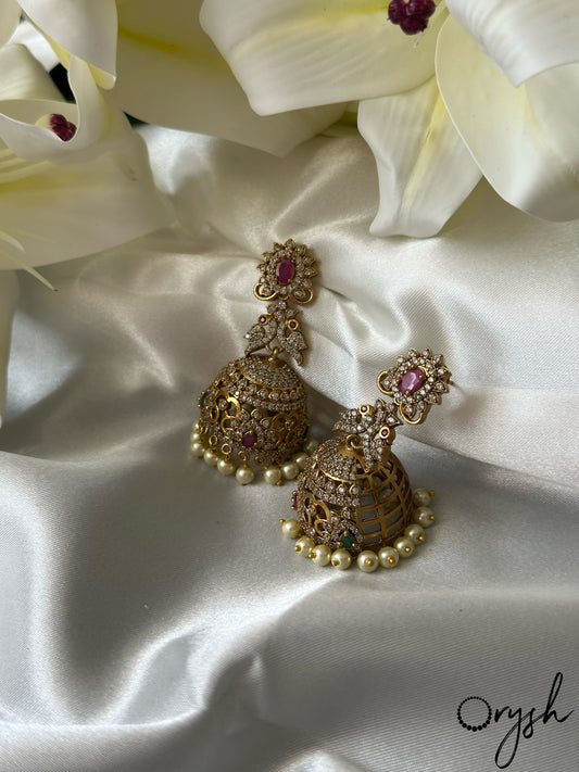 Pearl Hangings Jumka- 120