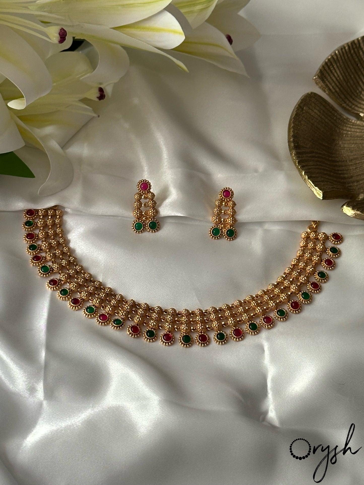 Flexible Gold like Necklace- 141