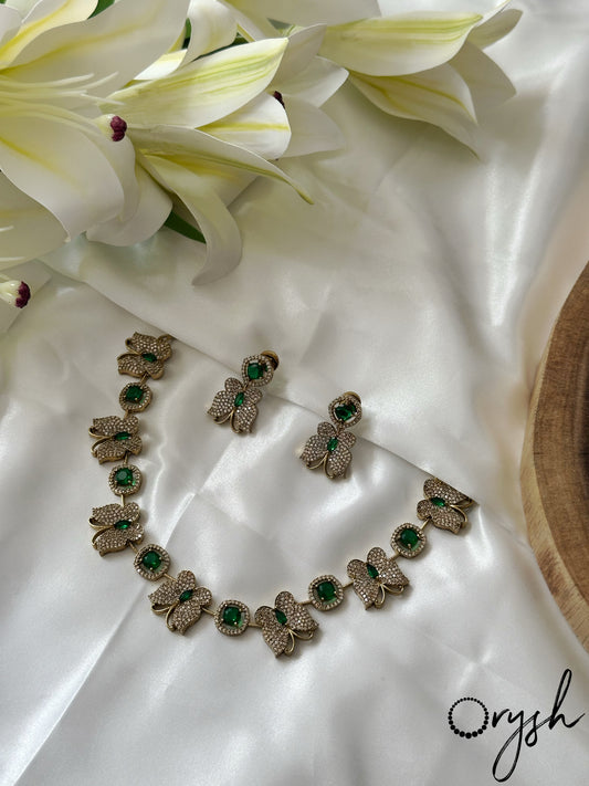 Butterfly AD Necklace - 172