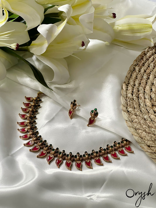 Traditional Mango Necklace - 178