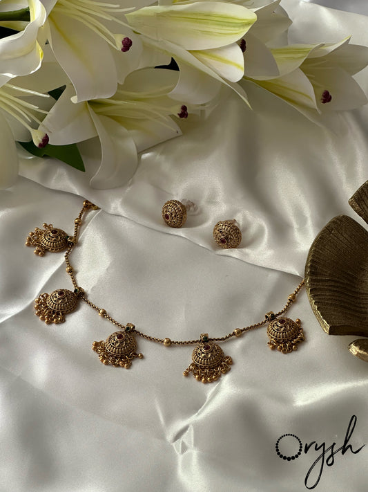 Five Charm Necklace- 145