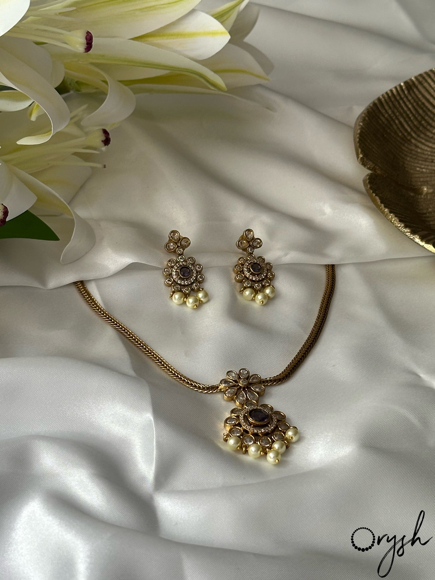 Pearl Beads Necklace- 146