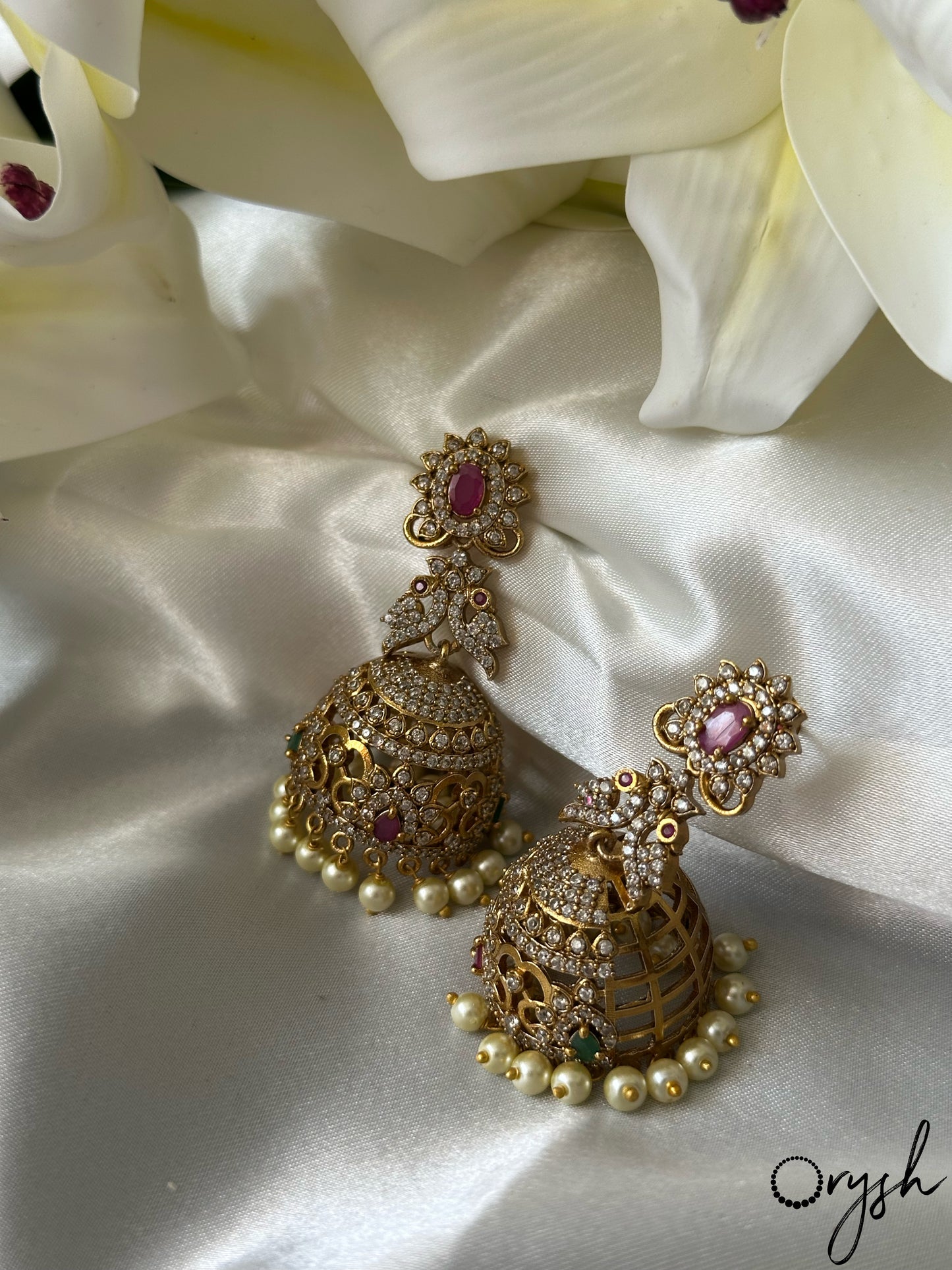 Pearl Hangings Jumka- 120