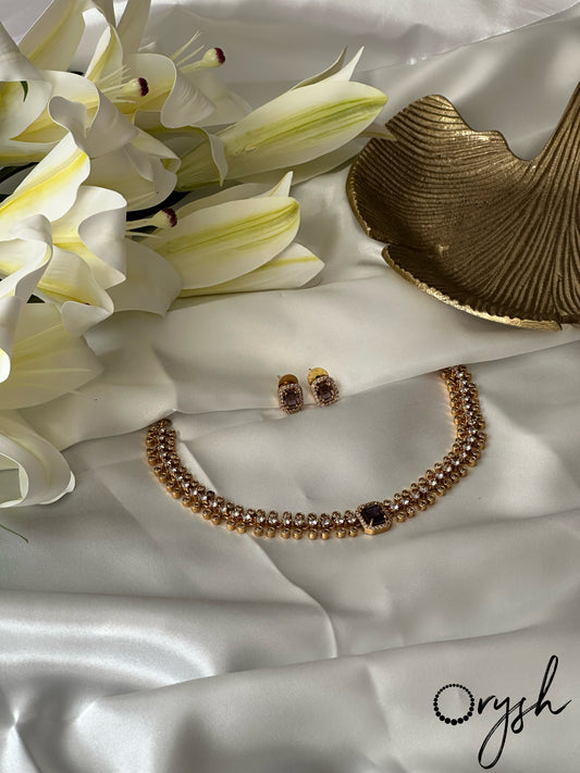 Precious Stone Necklace- 123