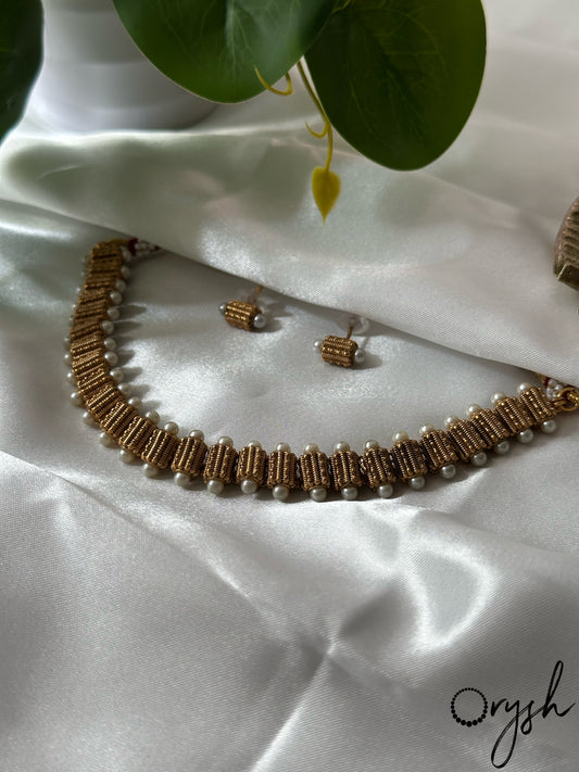 Pearl Beads Choker- 126