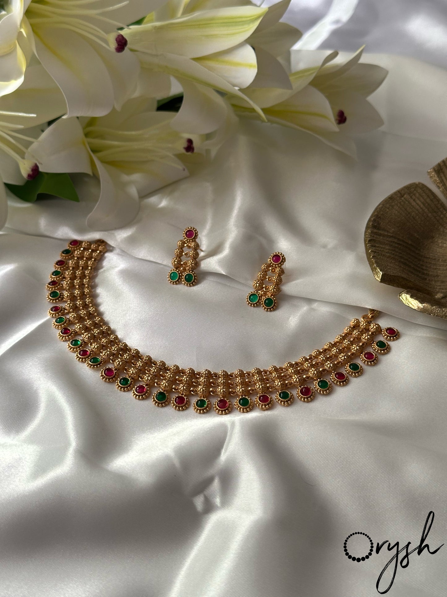 Flexible Gold like Necklace- 141