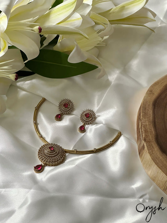 Victorian Pendant Necklace- 154