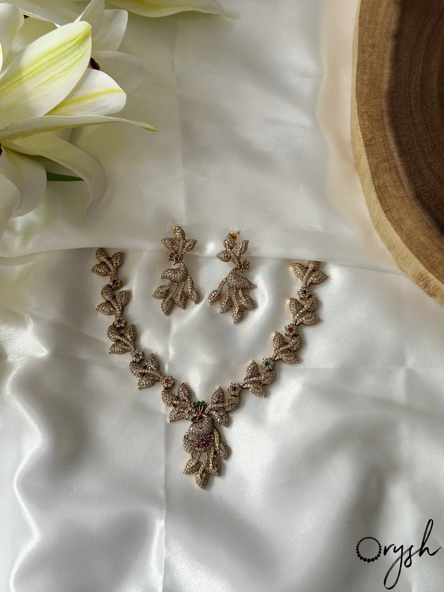 Peacock AD Necklace - 170