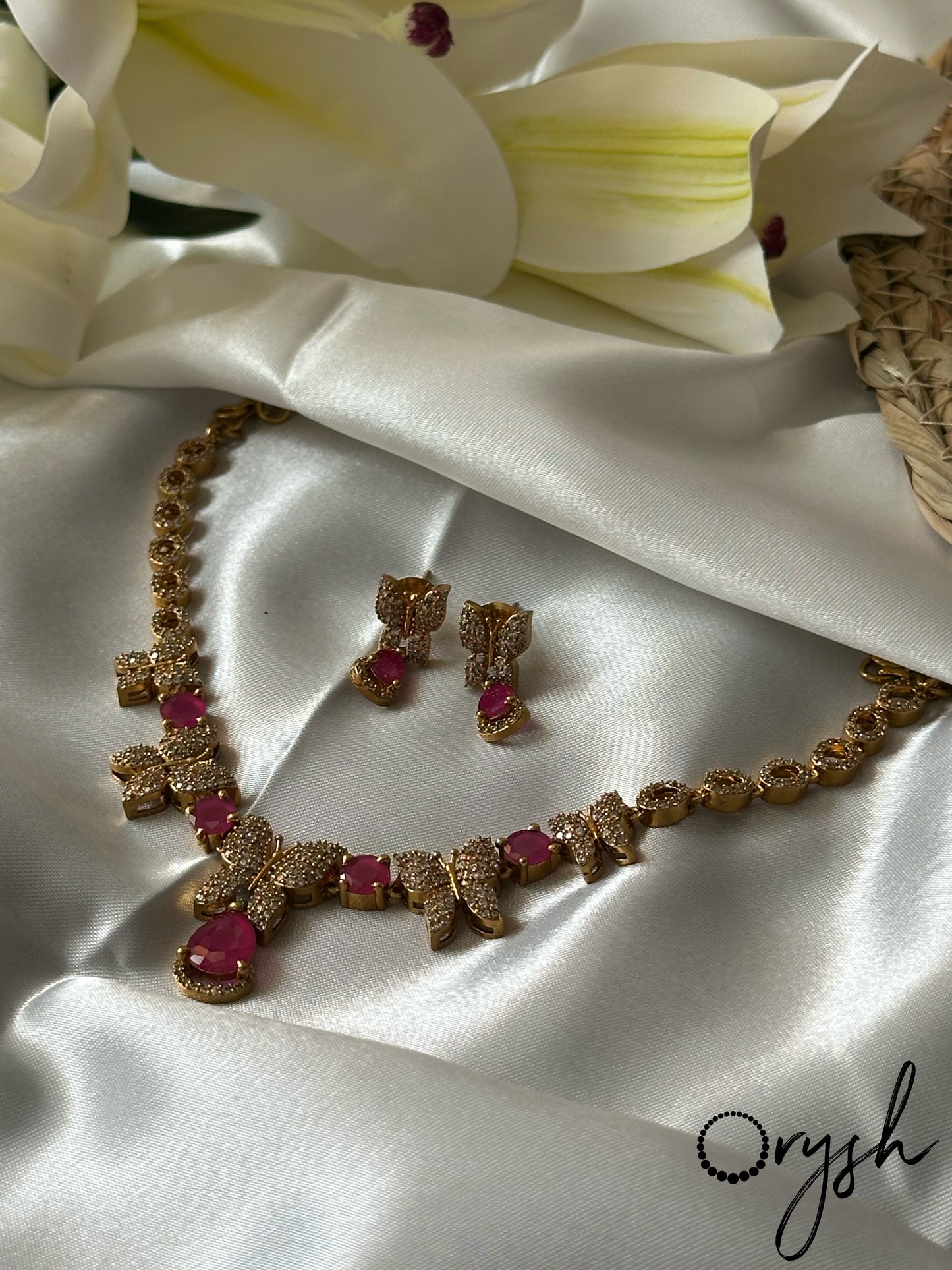 Butterfly AD Necklace-112